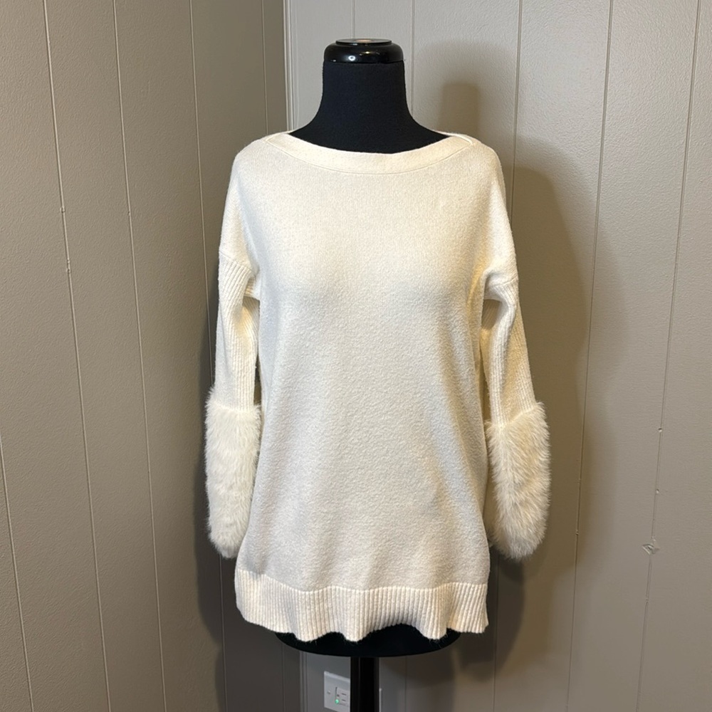 Anthropologie Women’s Small Colma Eyelash Cuff Knit Tunic Sweater Boho Chic
